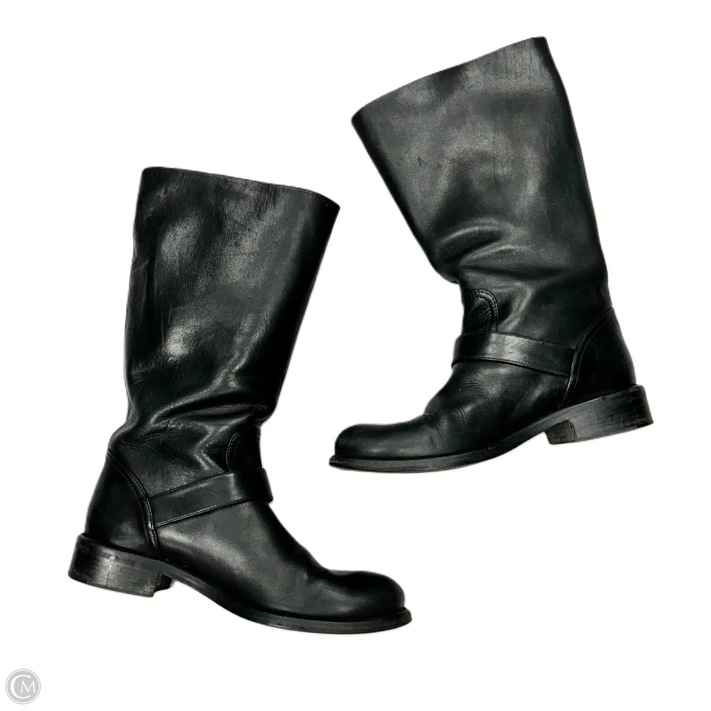 Boots Luxury Designer By Bottega Veneta In Black, Size: 10