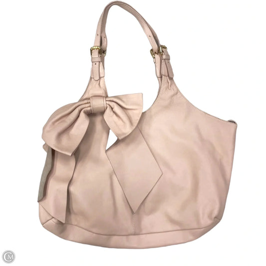 Handbag Leather By Red V, Size: Medium