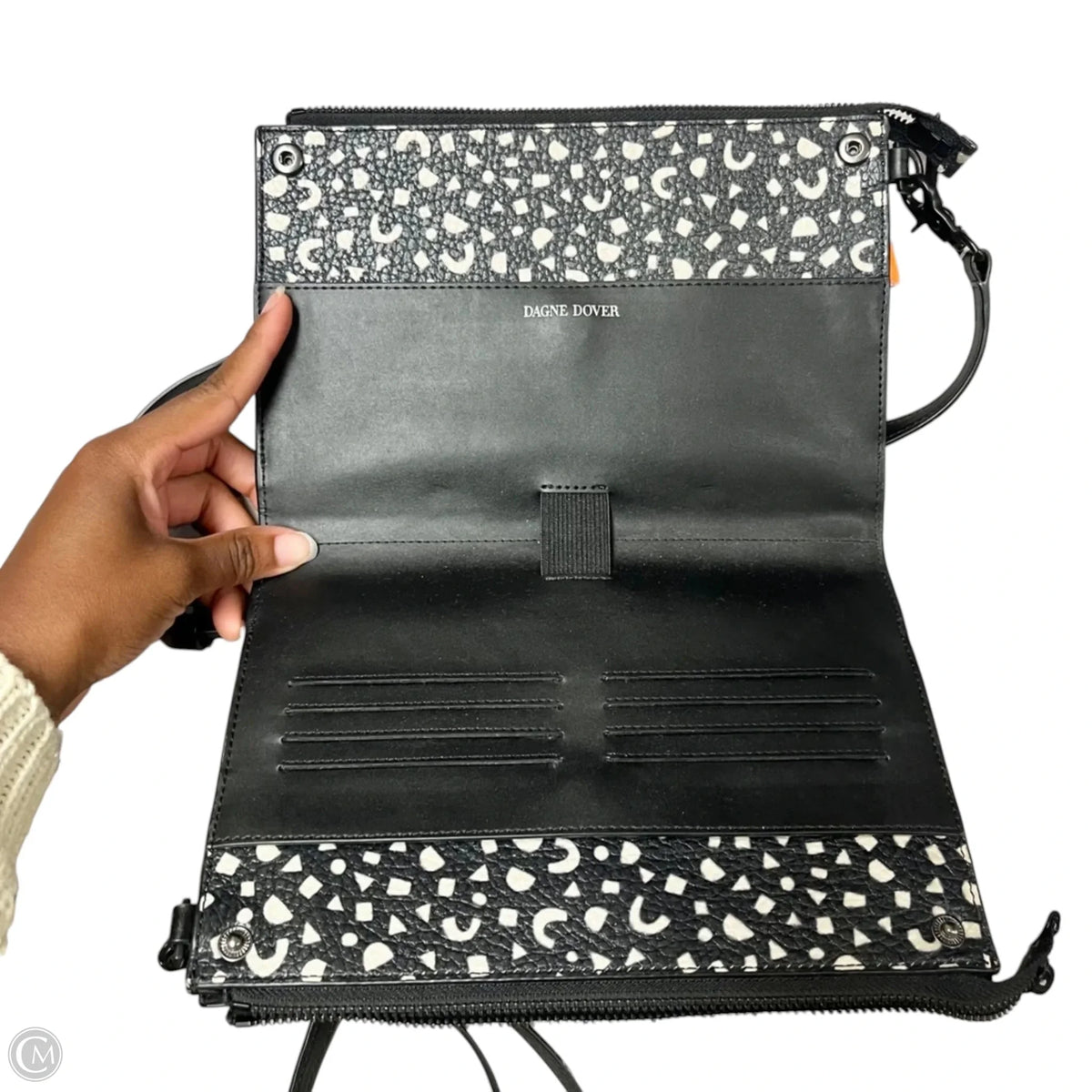 Crossbody Designer By Dagne Dover, Size: Medium