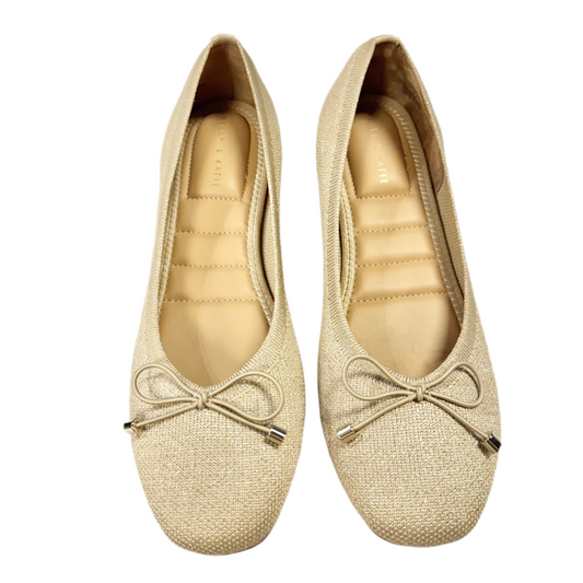 Shoes Flats By Kelly And Katie In Gold, Size: 9.5