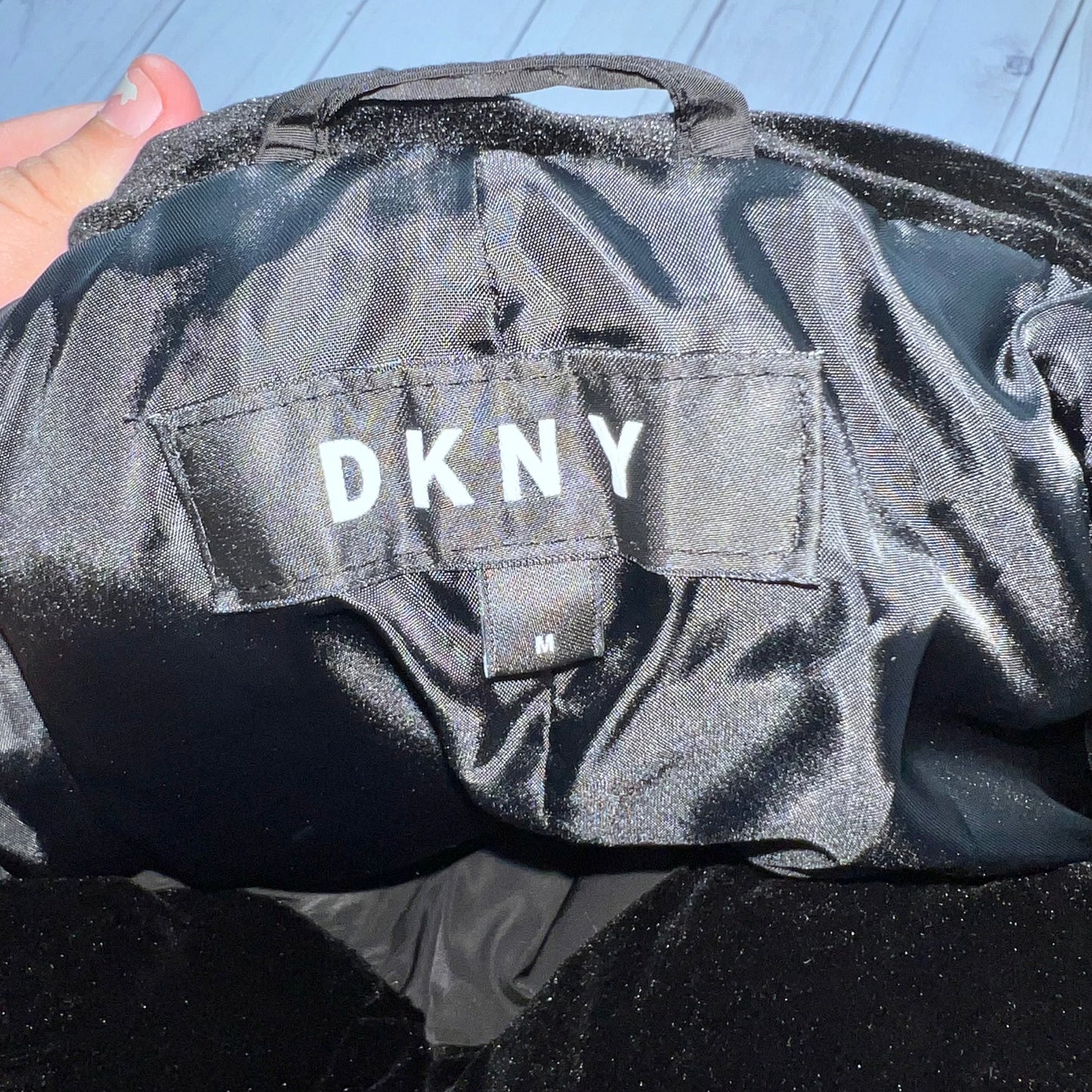 Black Vest Puffer & Quilted By Dkny, Size: M