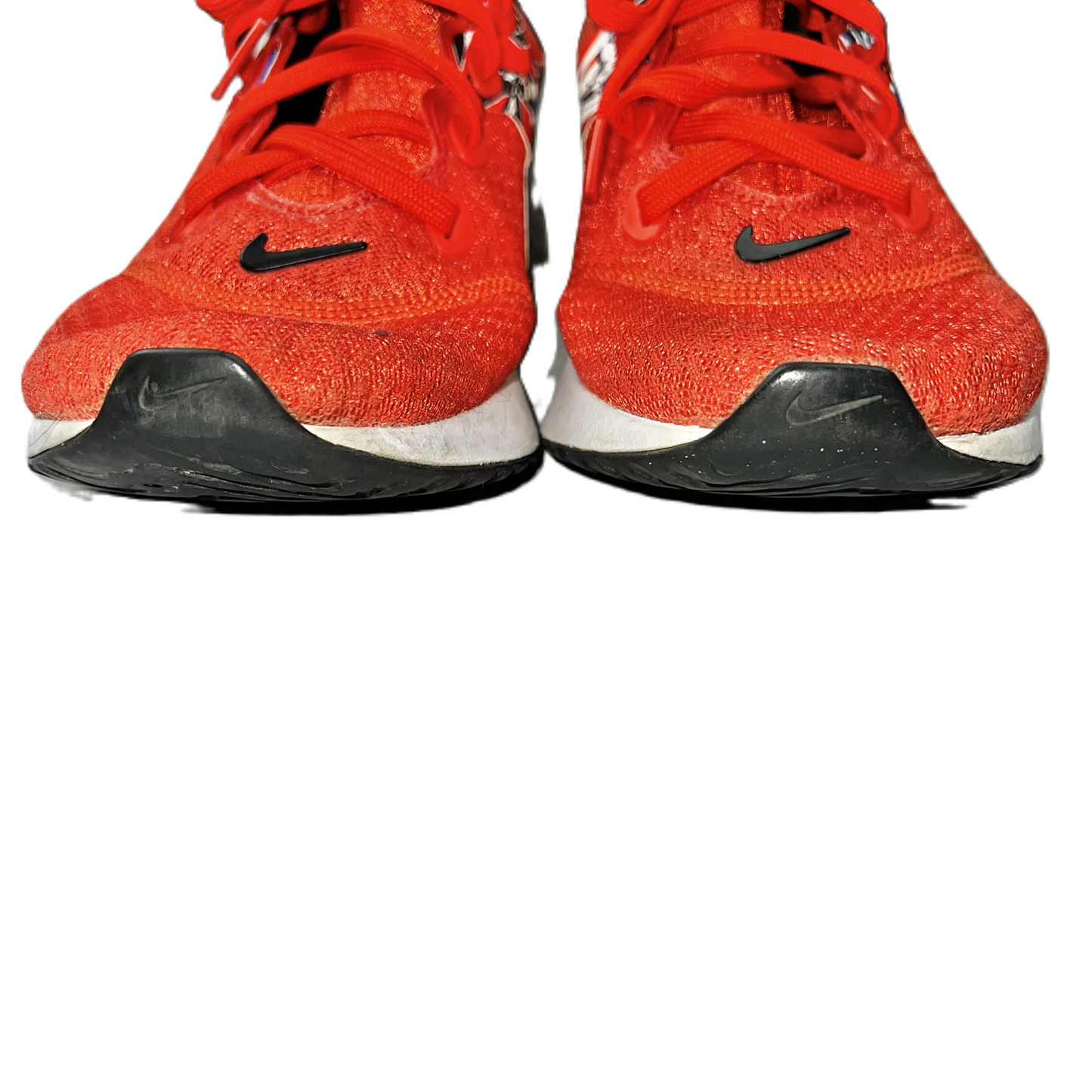 Red Black Shoes Athletic By Nike, Size: 9