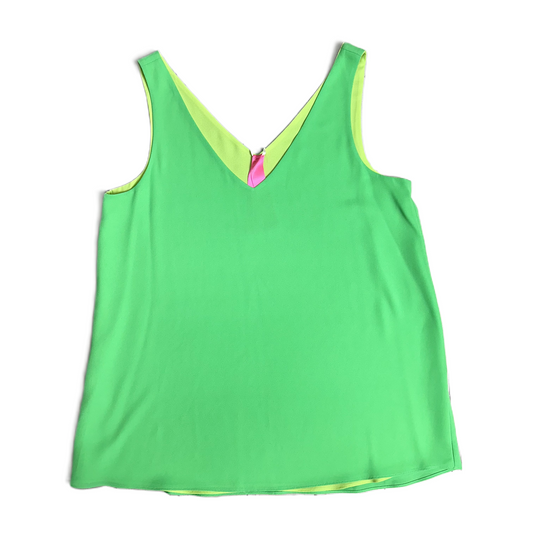 Top Sleeveless Designer By Lilly Pulitzer In Green, Size: Xs