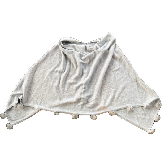 Poncho Designer By Lilly Pulitzer In Grey, Size: Osfm
