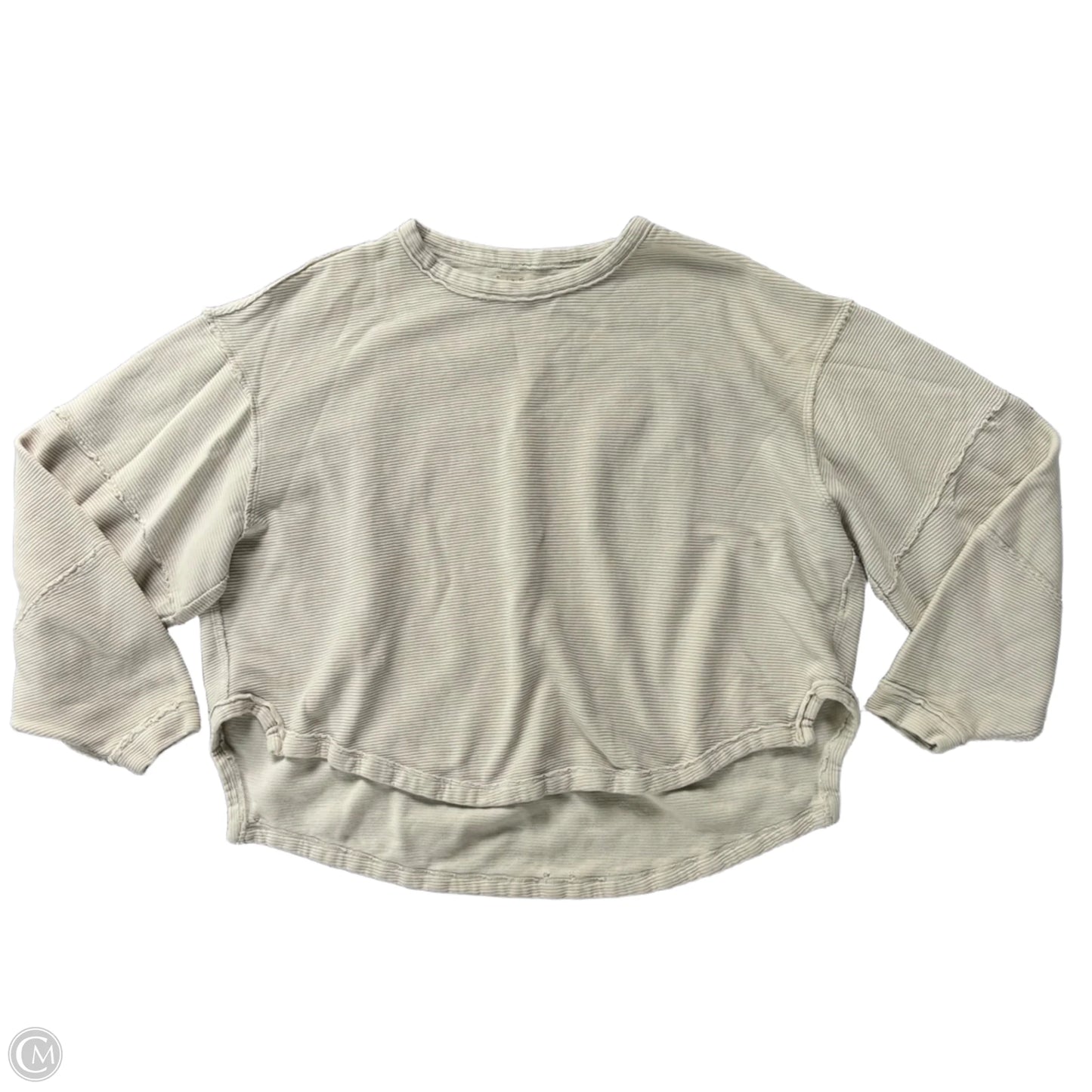 Top Long Sleeve By We The Free In Cream, Size: S