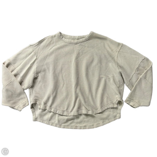 Top Long Sleeve By We The Free In Cream, Size: S