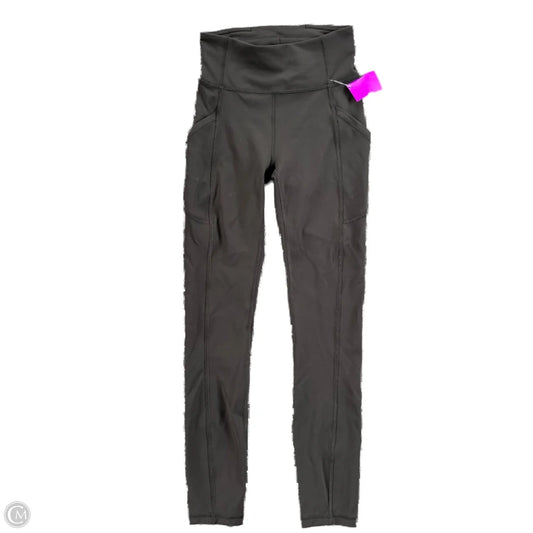 Athletic Leggings By Lululemon In Green, Size: Xs
