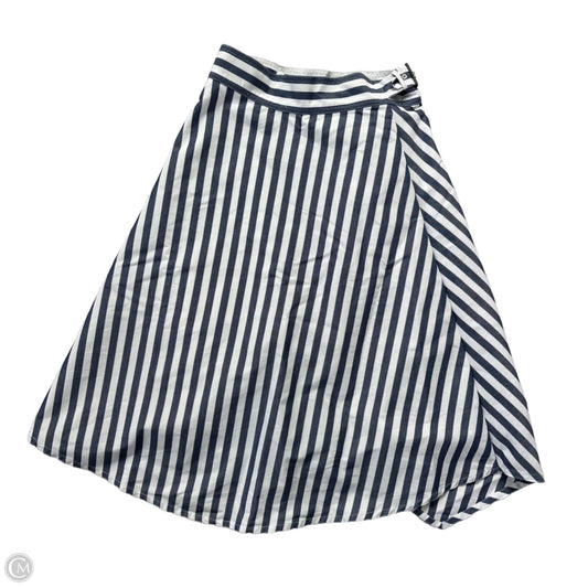 Skirt Midi By Maeve In Striped Pattern, Size: 2