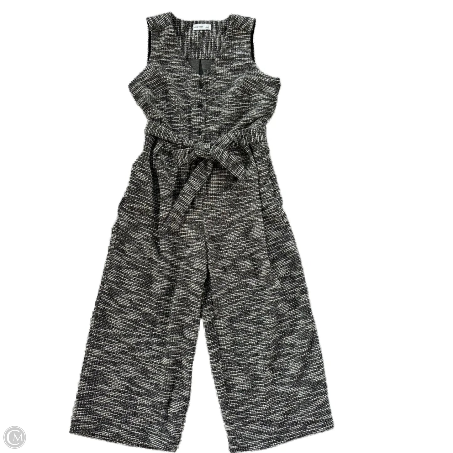 Jumpsuit By Nine West In Black & White, Size: M
