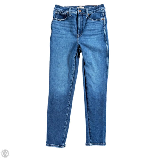 Jeans Straight By Madewell In Blue Denim, Size: 8