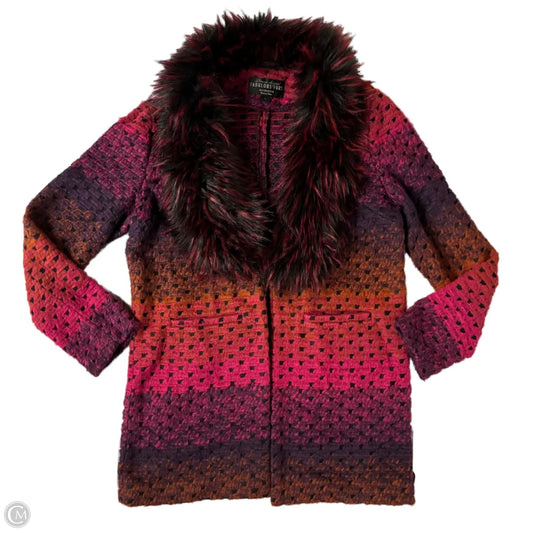 Jacket Other By Donna Salyers In Pink & Purple, Size: L