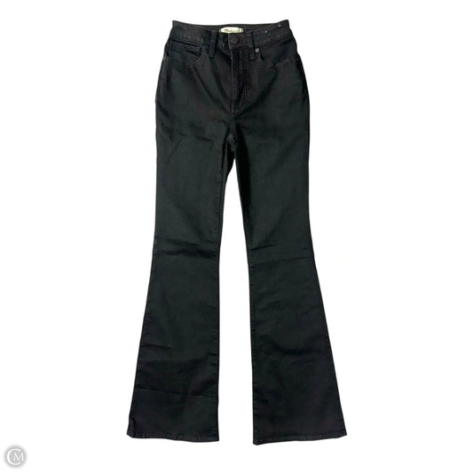 Jeans Flared By Madewell In Black Denim, Size: 0