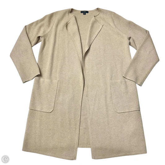 Sweater Cardigan By J. Crew In Tan, Size: S