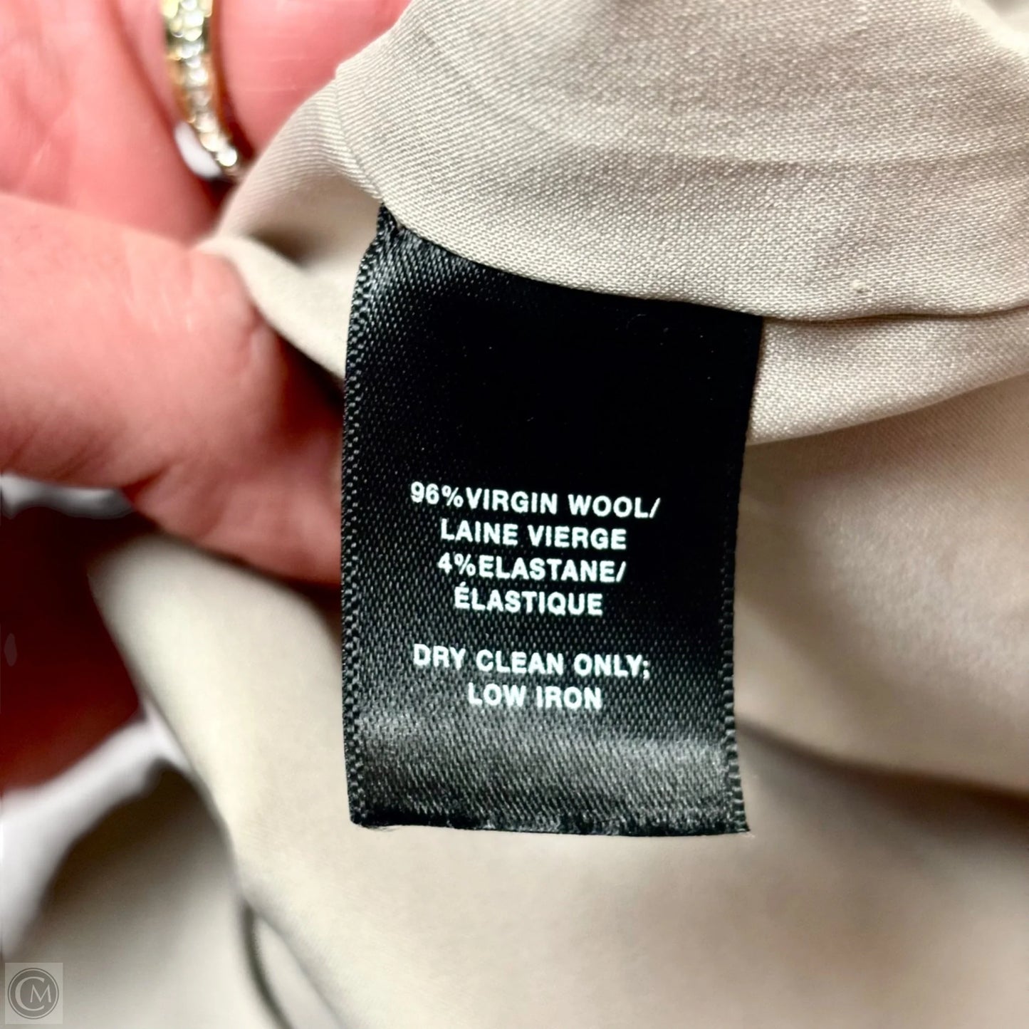 Pants Designer By Lafayette 148 In Beige, Size: 8