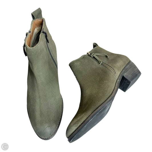 Boots Ankle Flats By Journee In Green, Size: 8.5