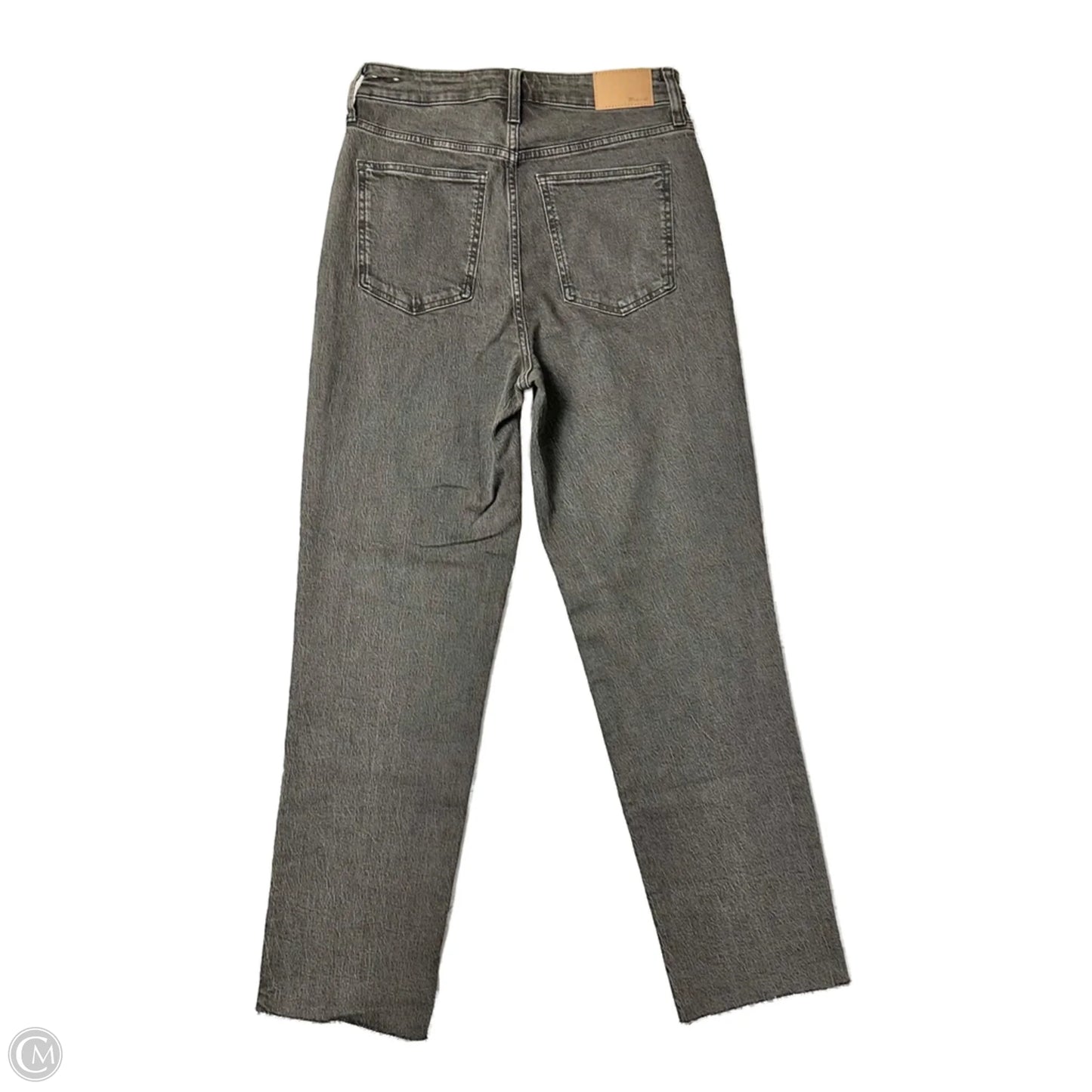Jeans Straight By Madewell In Black Denim, Size: 6l