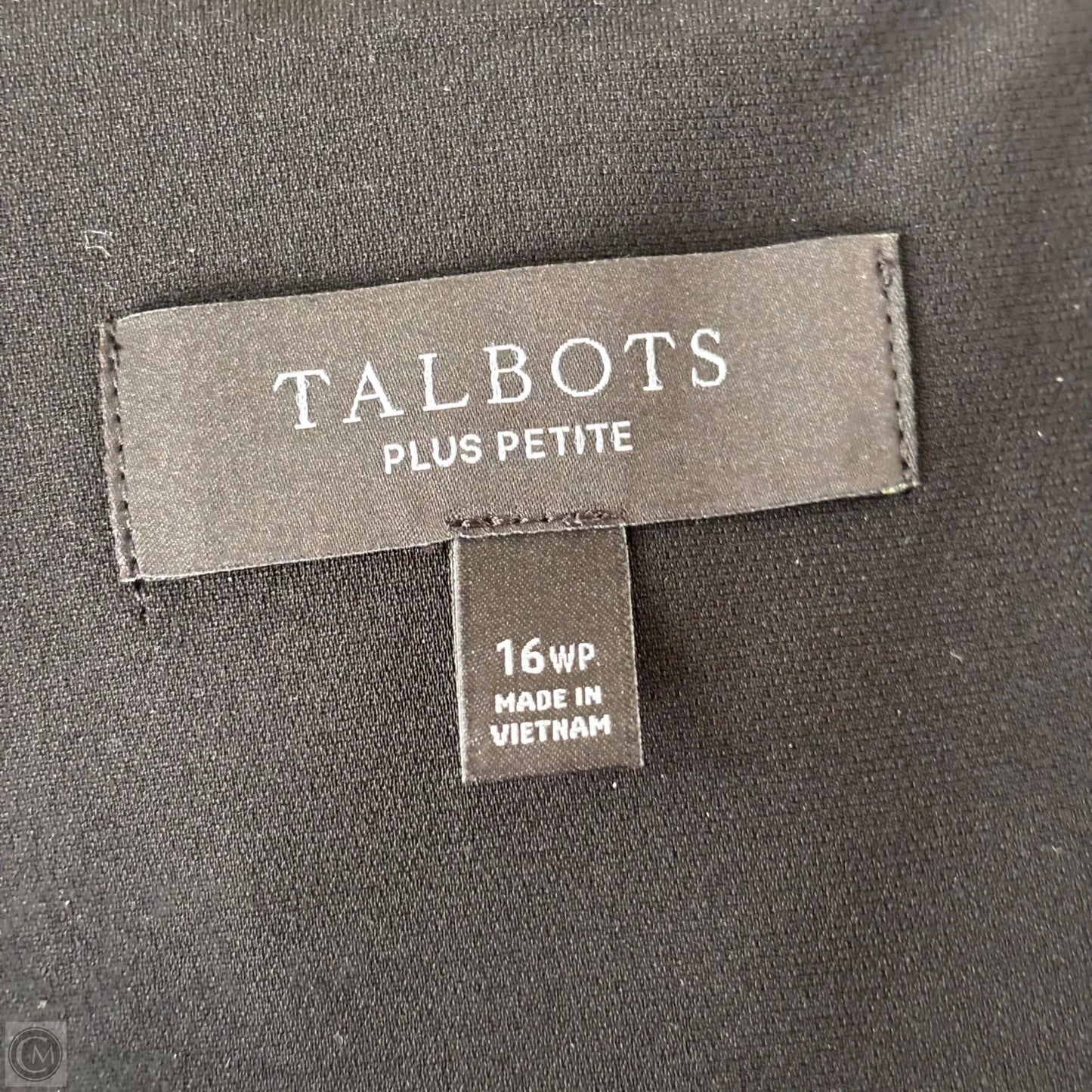 Blazer By Talbots In Black, Size: Xlp