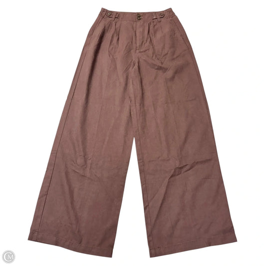 Pants Wide Leg By Madewell In Brown, Size: 4