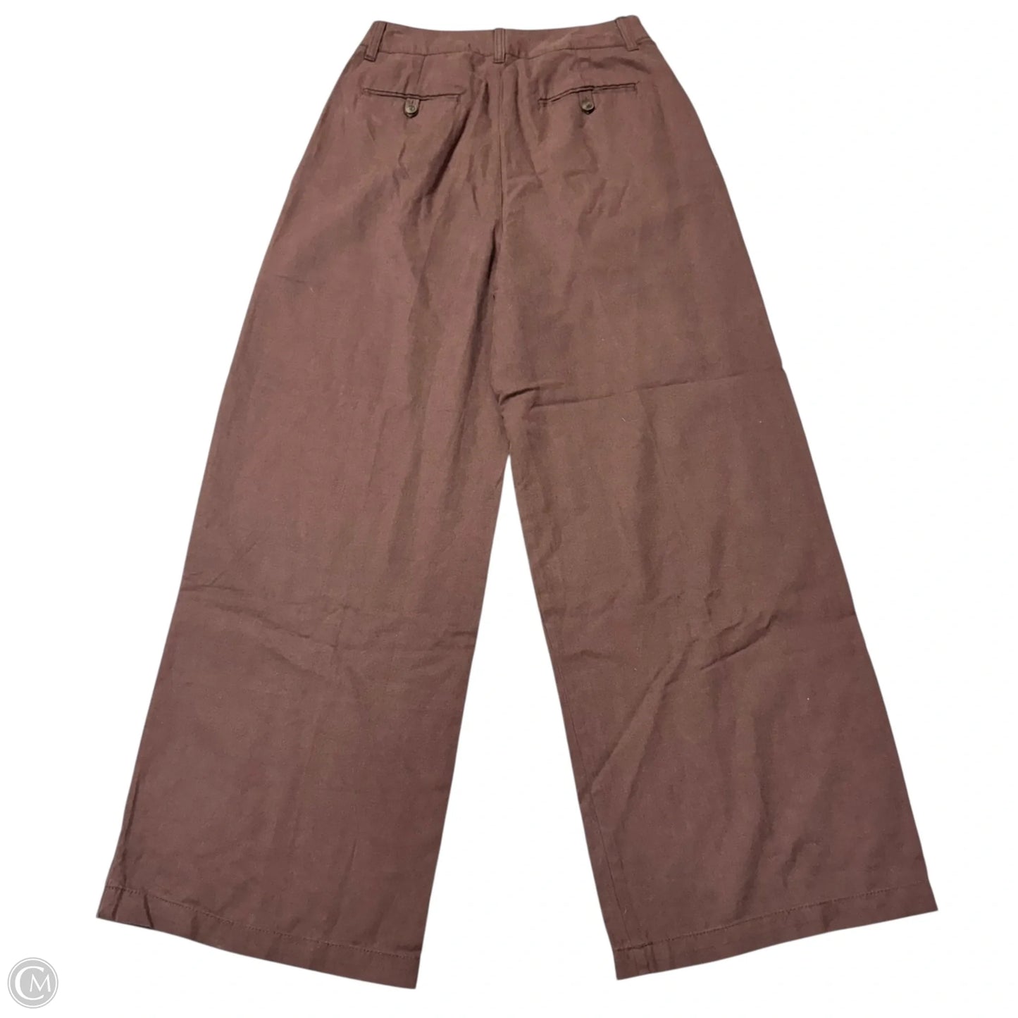 Pants Wide Leg By Madewell In Brown, Size: 4