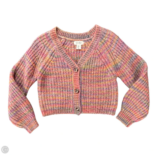 Sweater Cardigan By Jessica Simpson In Multi-colored, Size: M