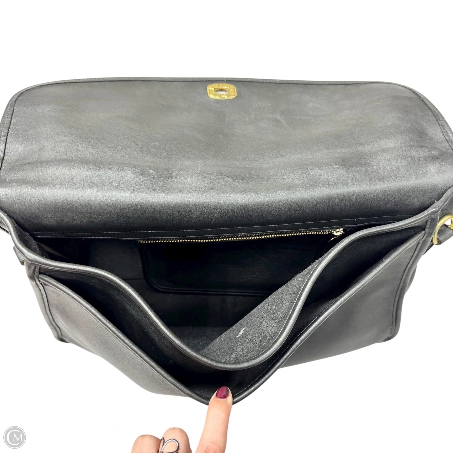 Laptop Bag Designer By Coach, Size: Large