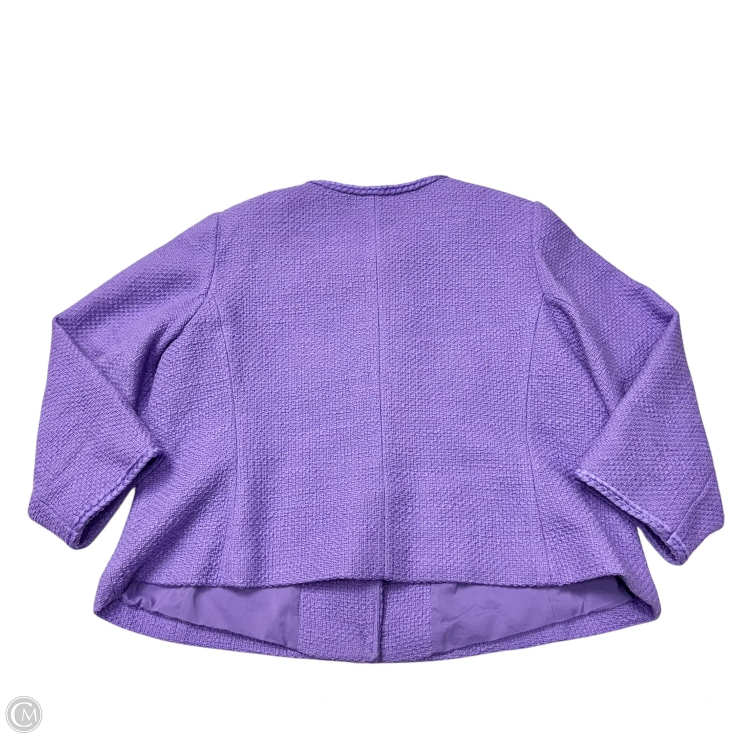 Blazer By Talbots In Purple, Size: Xlp