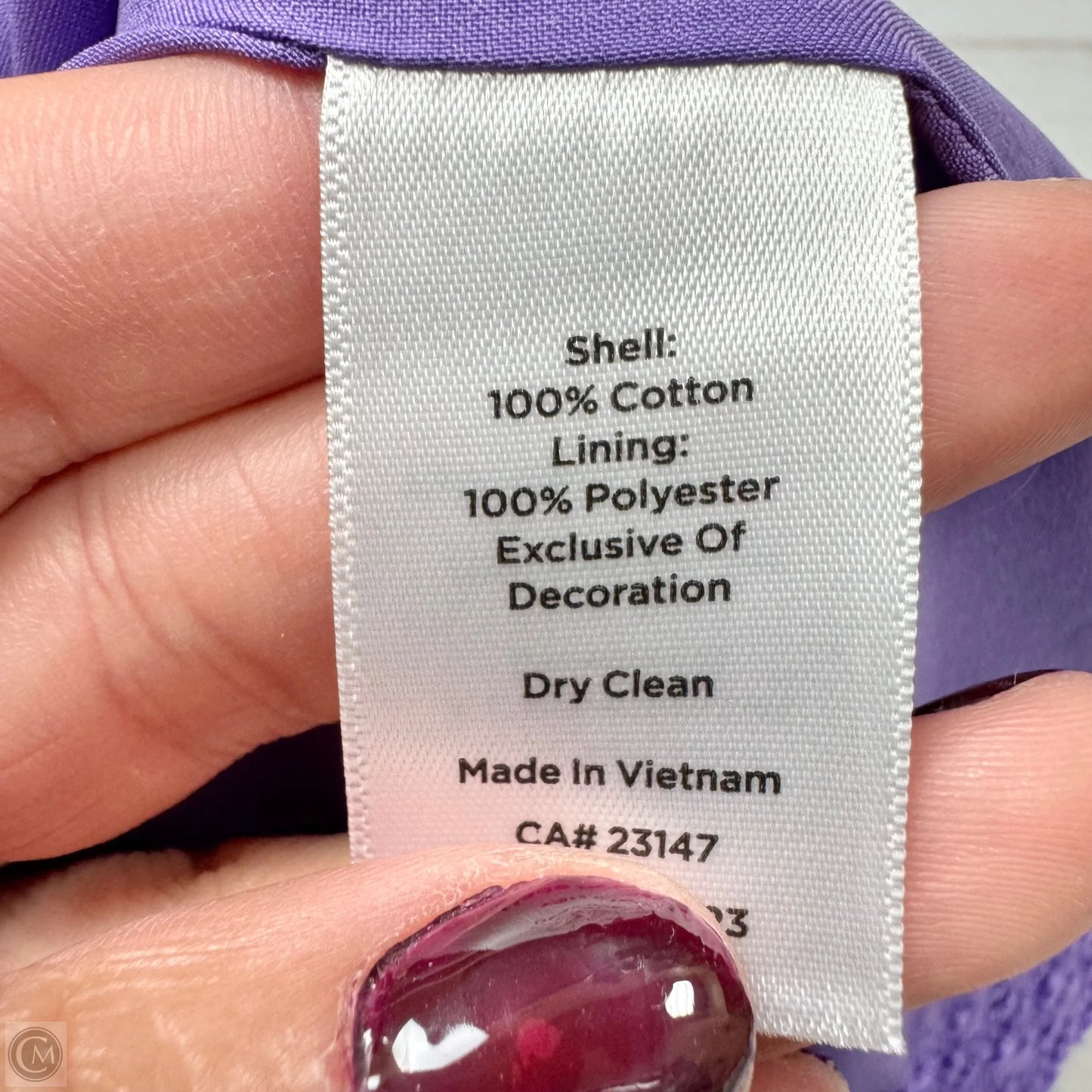 Blazer By Talbots In Purple, Size: Xlp