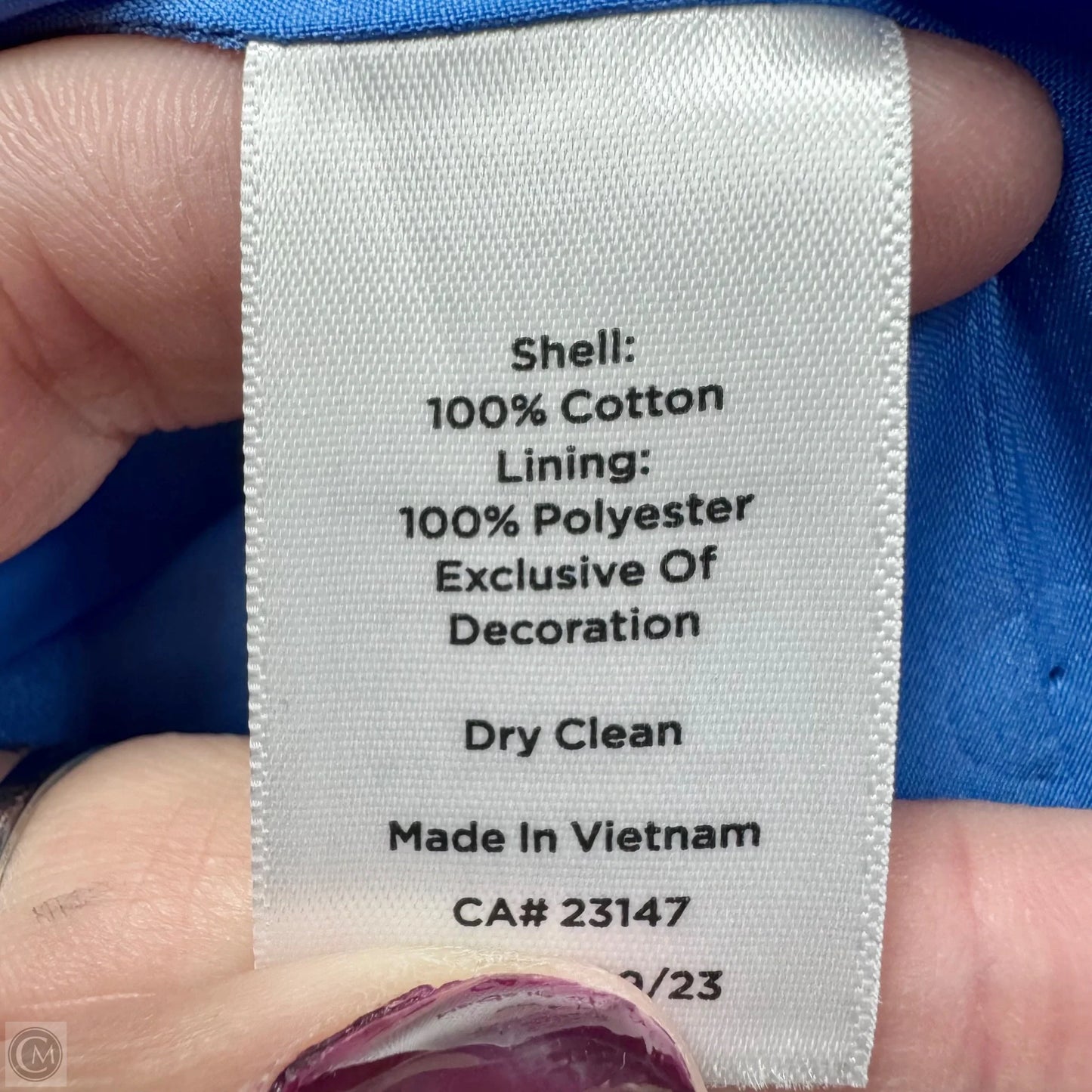 Blazer By Talbots In Blue, Size: Xlp