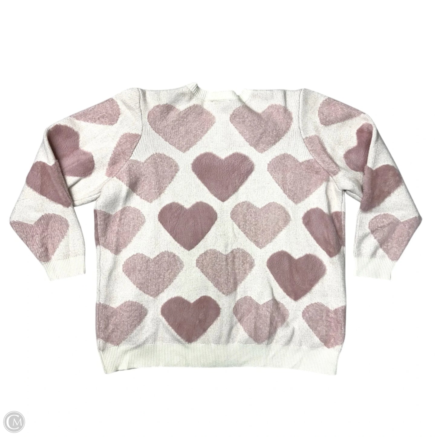 Sweater Cardigan By Coldwater Creek In Pink, Size: 1x