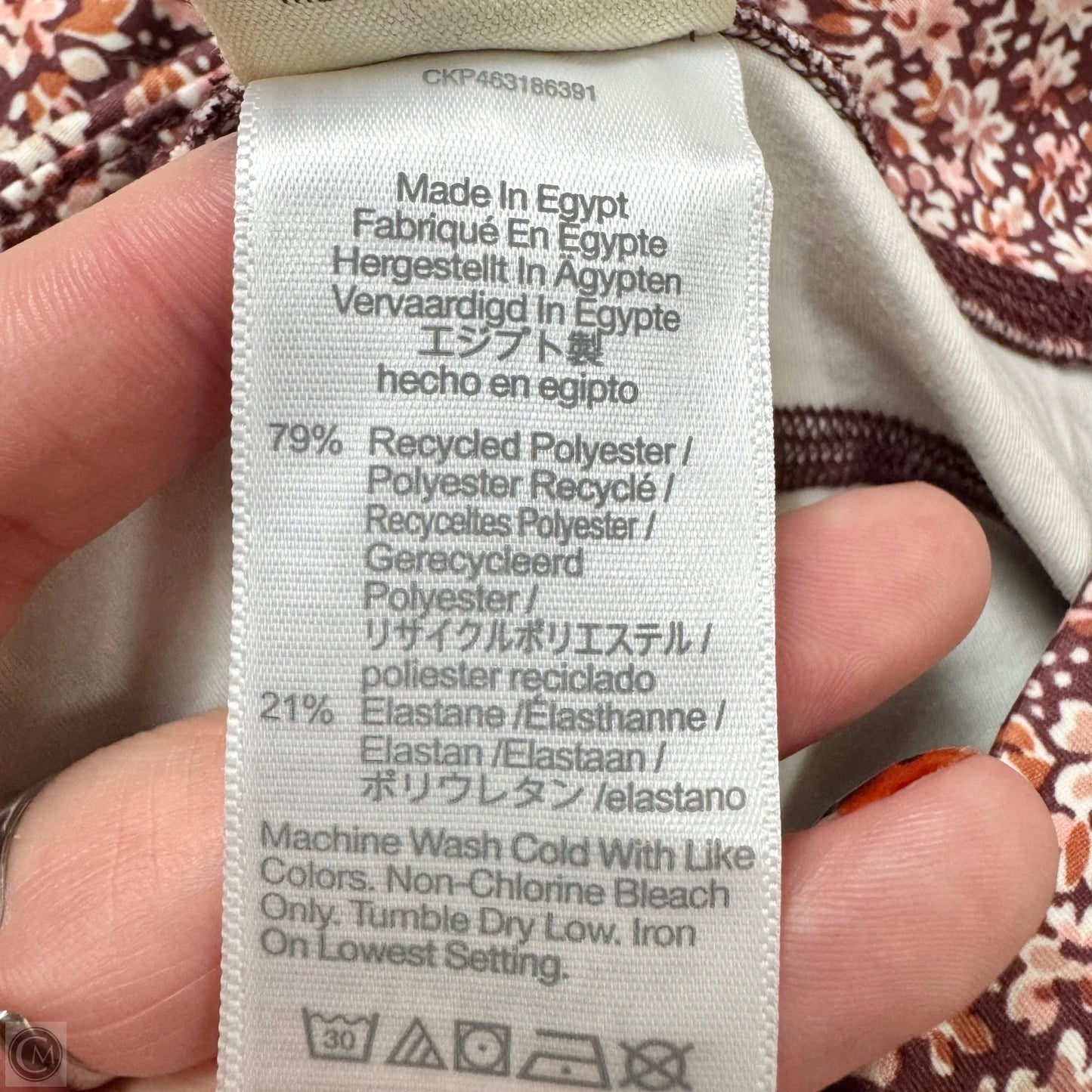 Athletic Leggings By Madewell In Floral Print, Size: L