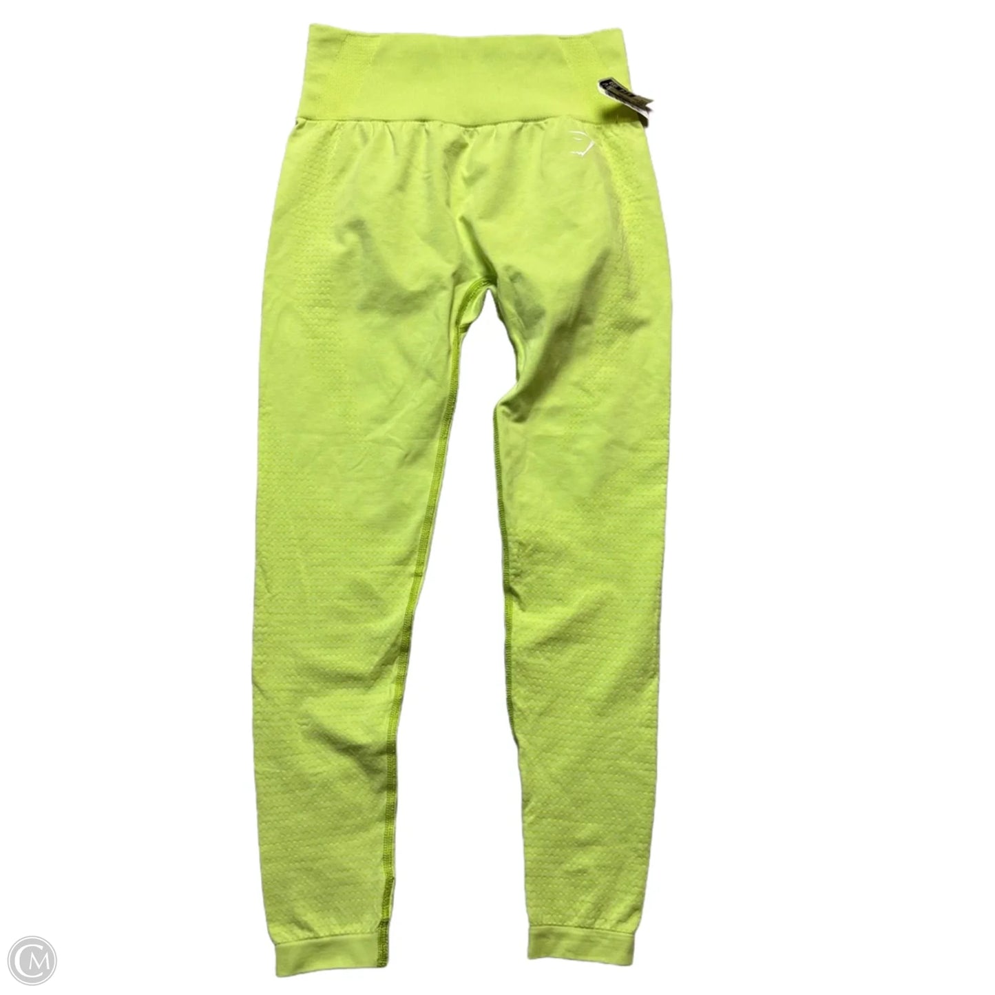 Athletic Leggings By Gym Shark In Green, Size: M