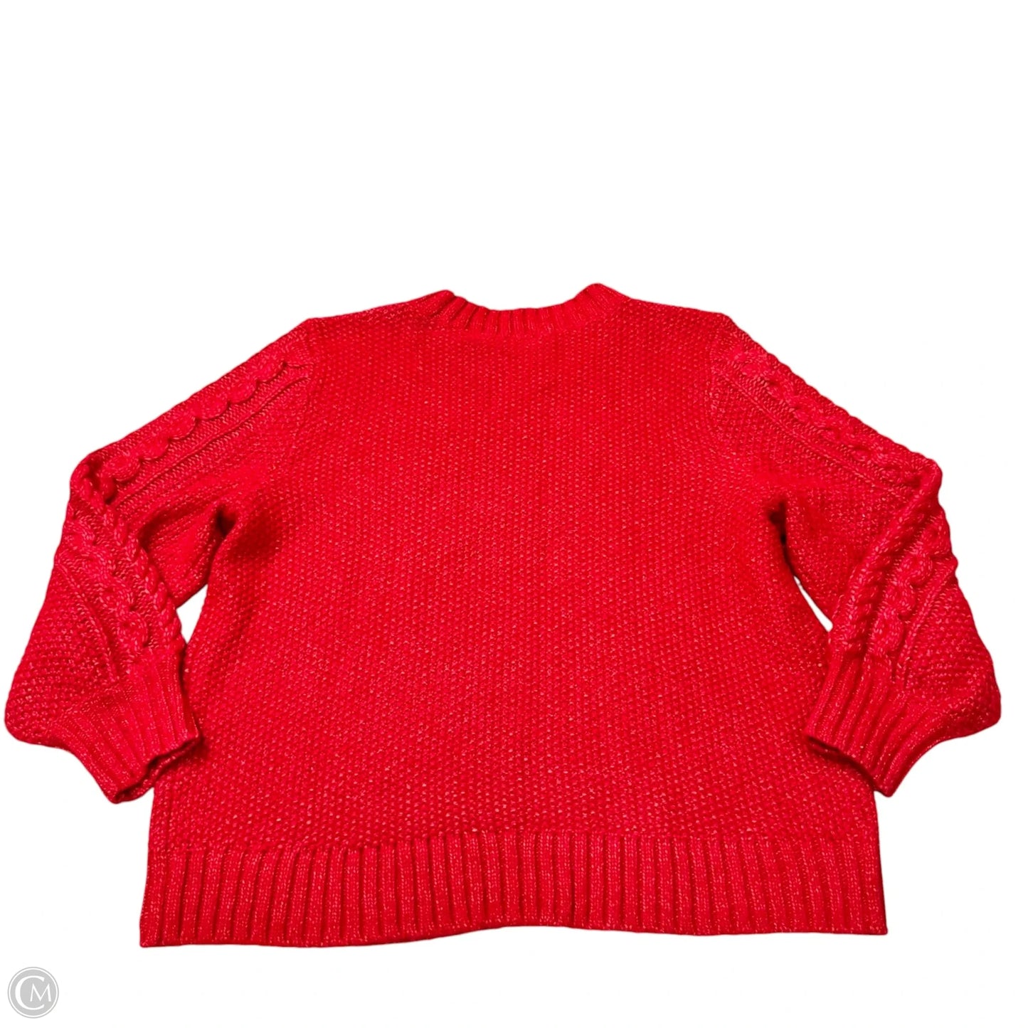 Sweater By Talbots In Red, Size: 2x