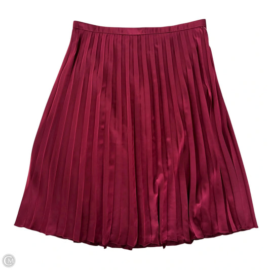 Skirt Midi By J. Crew In Maroon, Size: 2x