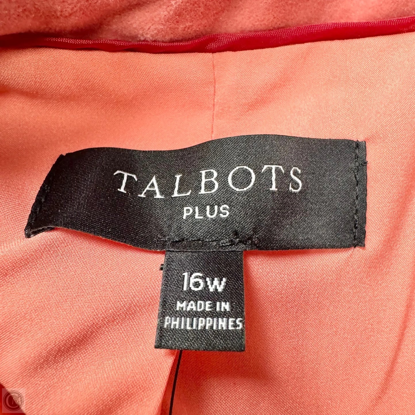 Blazer By Talbots In Pink, Size: Xl