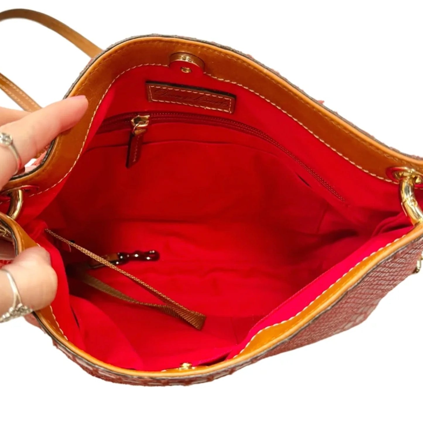 Crossbody Designer By Dooney And Bourke, Size: Medium