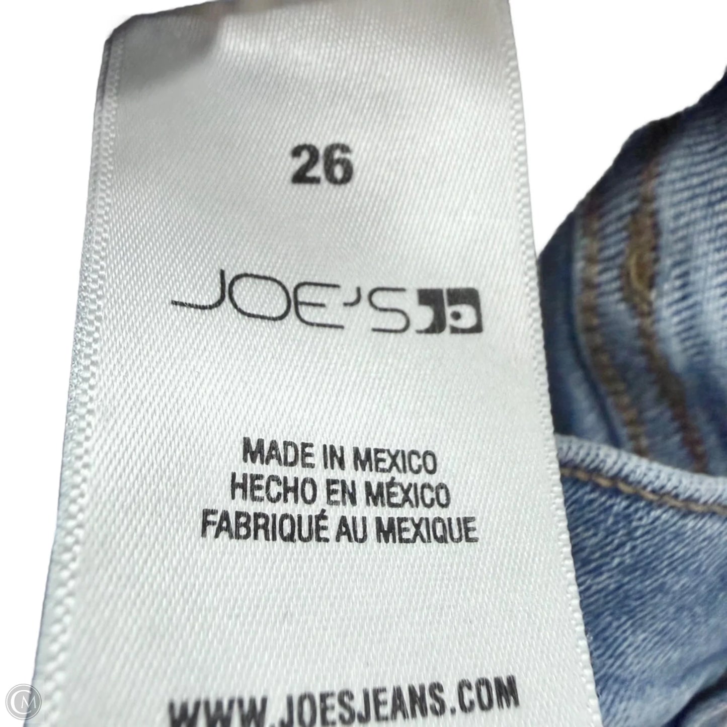 Jeans Straight By Joes Jeans In Blue Denim, Size: 2