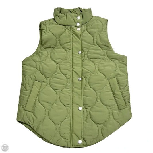Vest Puffer & Quilted In Green, Size: S