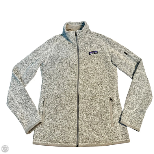 Jacket Fleece By Patagonia In Grey, Size: S