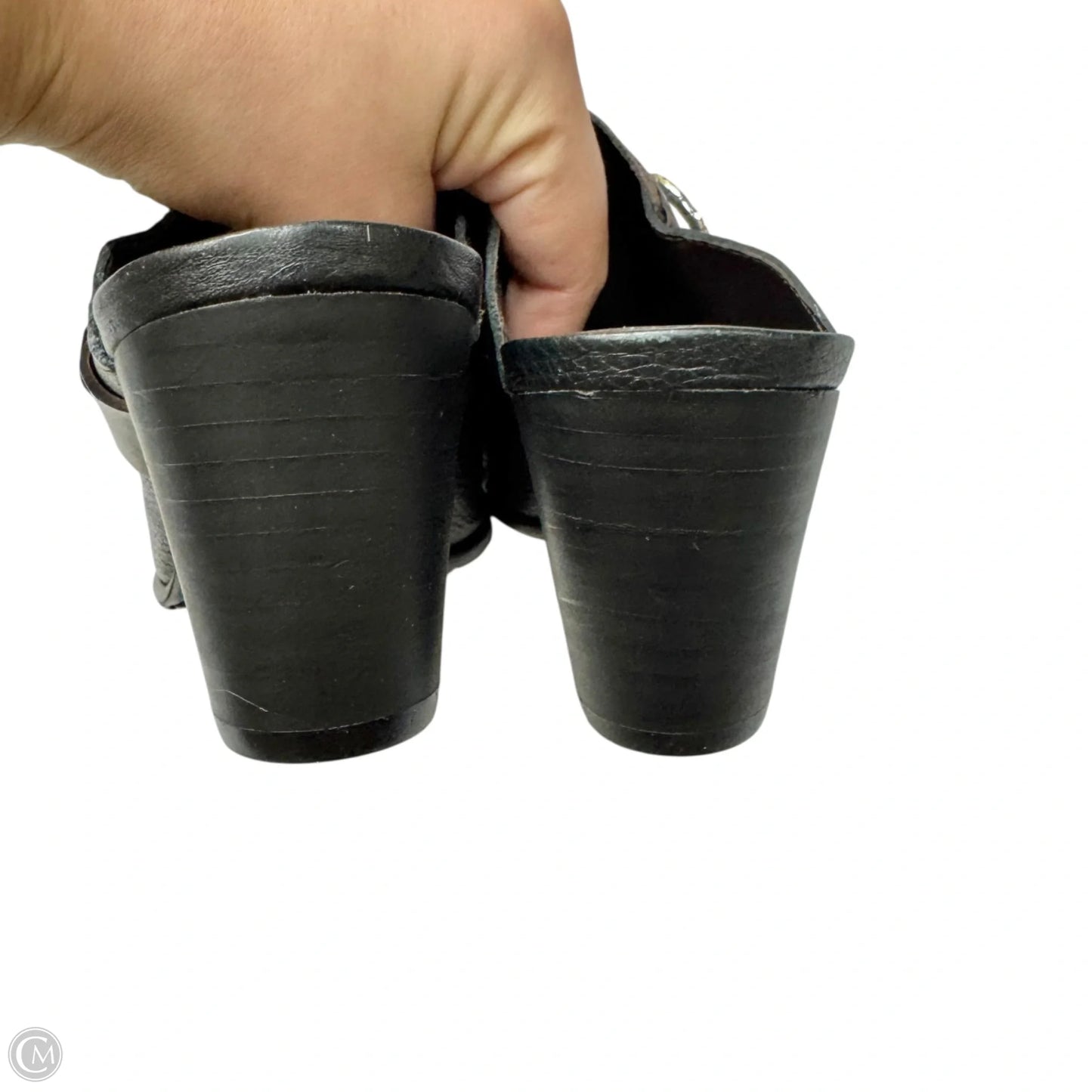 Shoes Heels Block By Brighton In Black & Brown, Size: 6.5