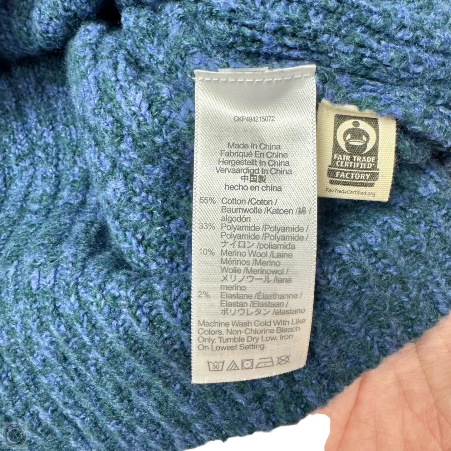 Sweater By Madewell In Blue, Size: L