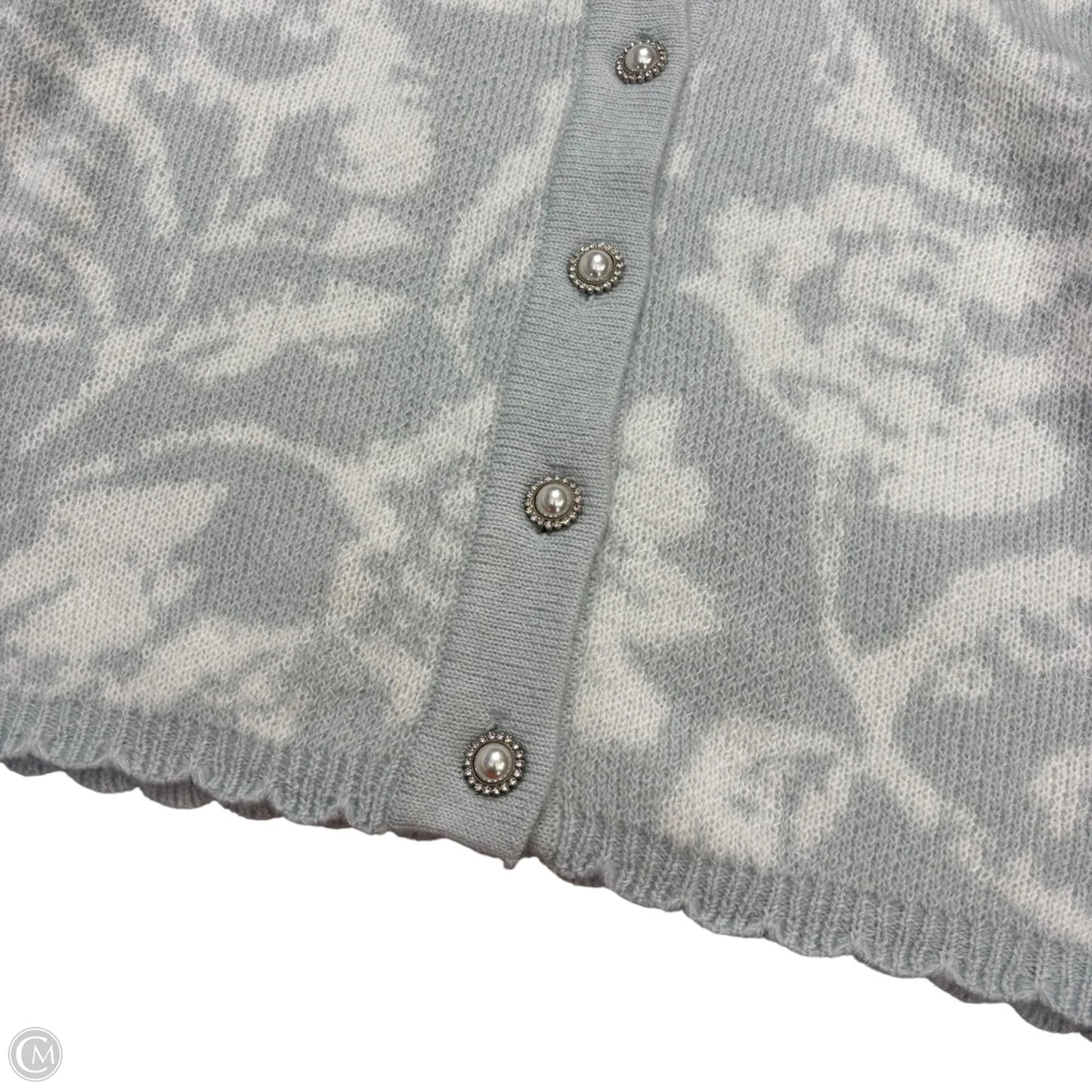 Sweater Cardigan By Jessica Simpson In Blue, Size: M