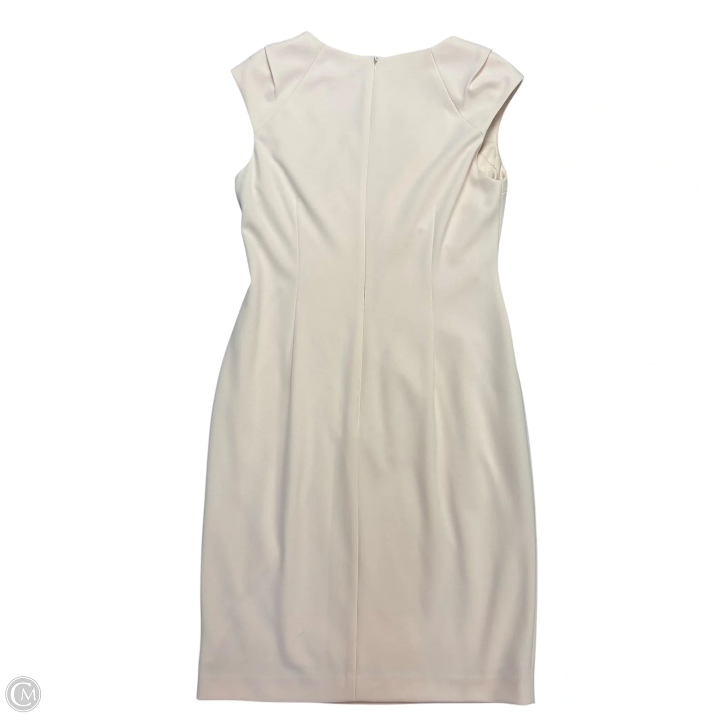 Dress Work By Calvin Klein In Peach, Size: M