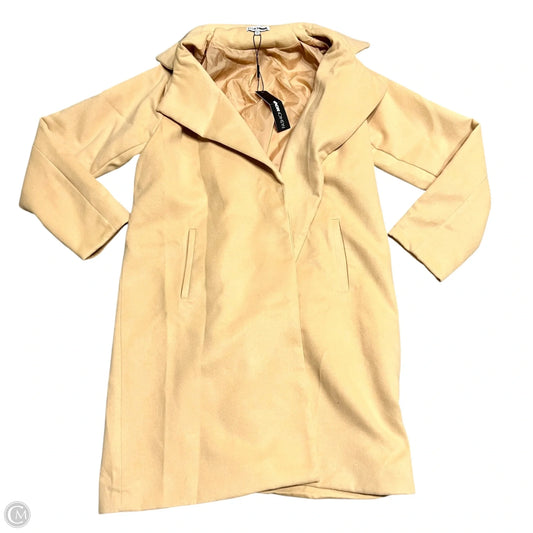 Coat Trench Coat By Fashion Nova In Peach, Size: M