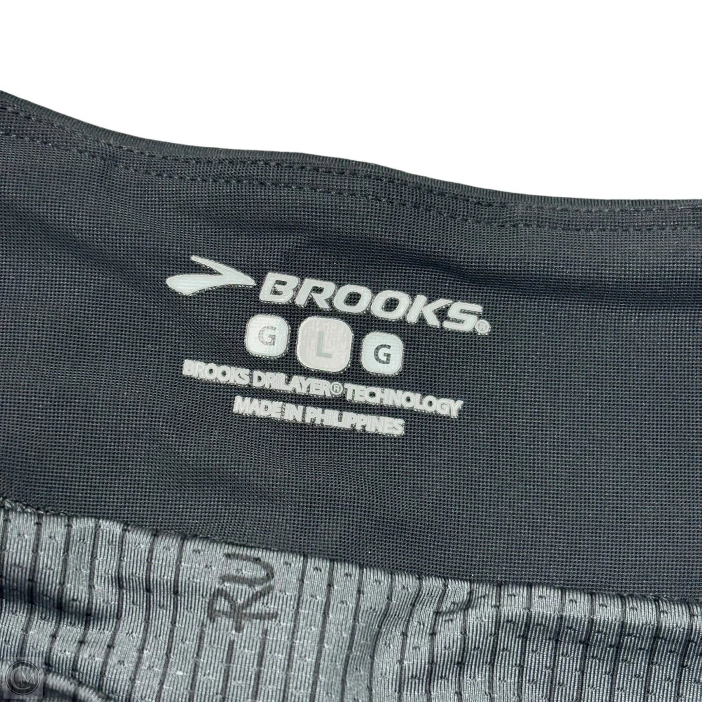 Athletic Shorts By Brooks In Black, Size: L