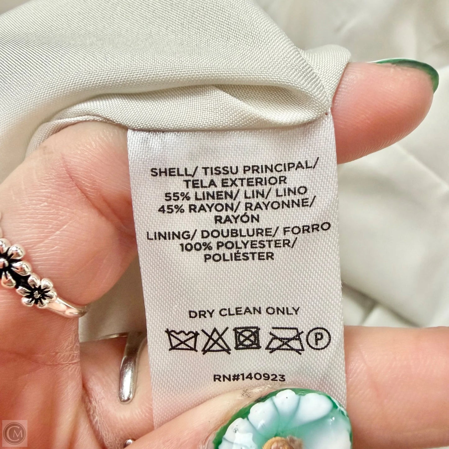 Blazer By Loft In Cream, Size: S