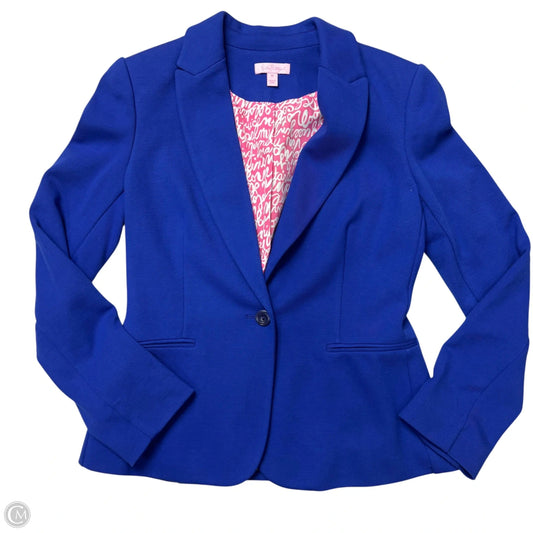 Blazer Designer By Lilly Pulitzer In Blue, Size: M