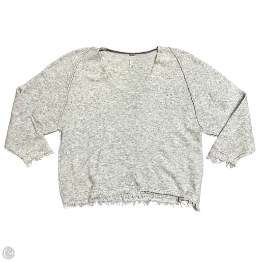 Sweater By Free People In Grey, Size: S