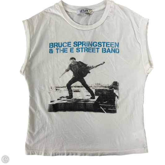 Top Short Sleeve By Anthropologie In White, Size: Xs