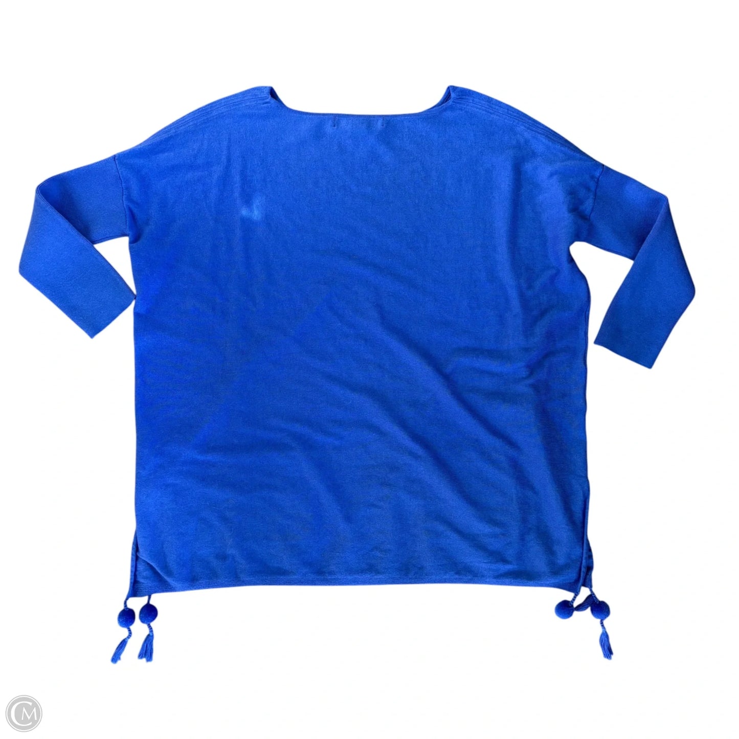 Top 3/4 Sleeve Designer By Lilly Pulitzer In Blue, Size: Xs