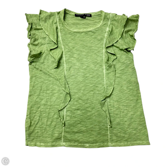 Top Short Sleeve By Veronica Beard In Green, Size: L